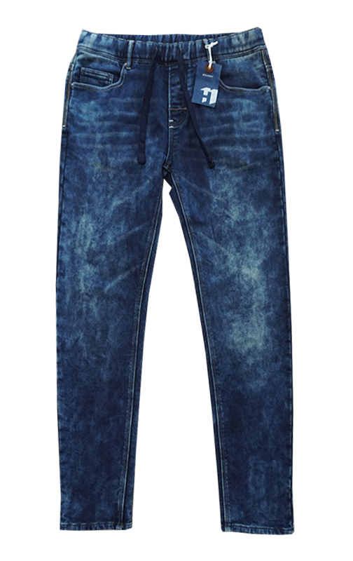 KNITTED DENIM JEANS